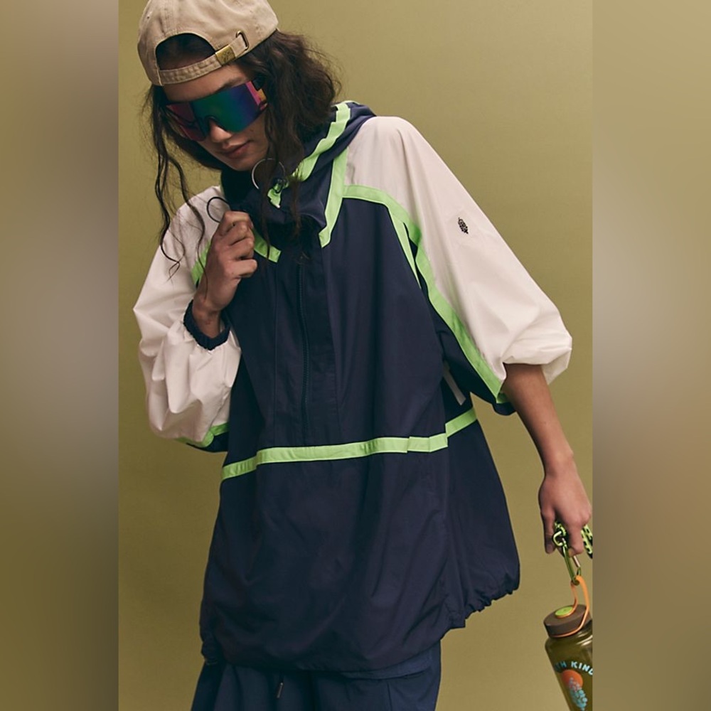 NWOT Care FP Like The Wind logo jacket by FP Movement from Free People in Medium